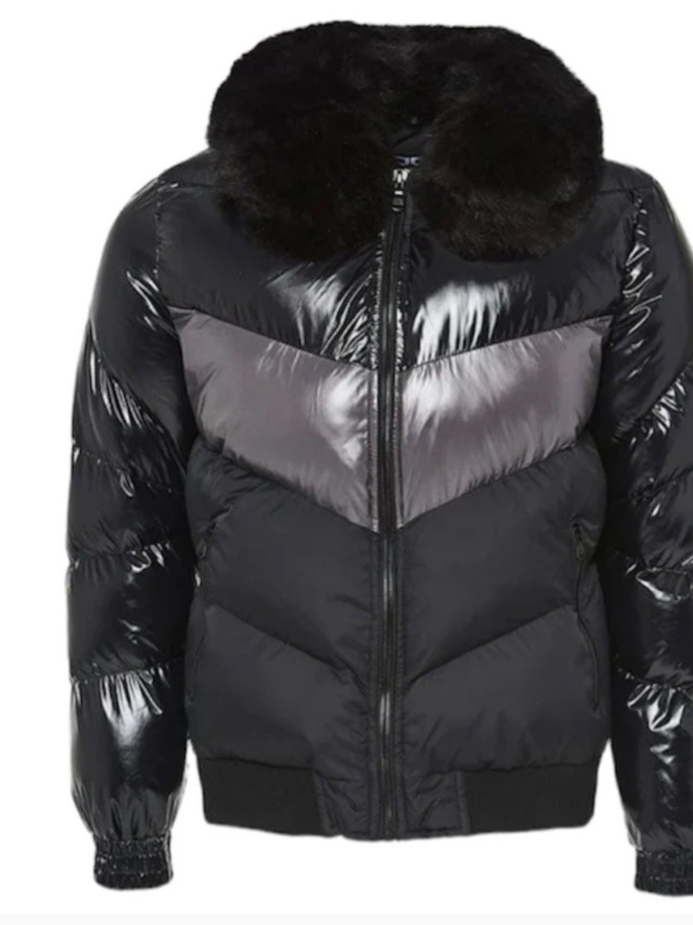 JORDAN CRAIG KID'S SUGAR HILL PUFFER JACKET (TRIPLE BLACK) sz 12